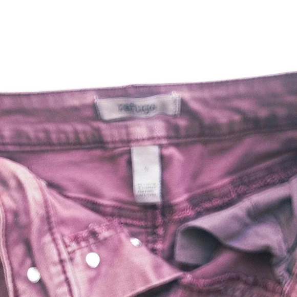 Refuge Womens Chino Low Rise Cut Off Shorts - Picture 4 of 4